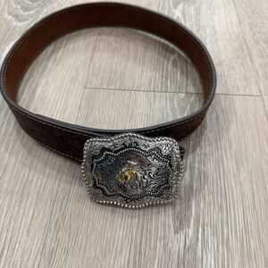 Youth Brown Western Belt